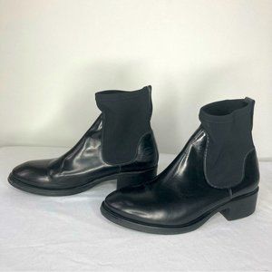 ACNE Black Leather Chelsea Boot